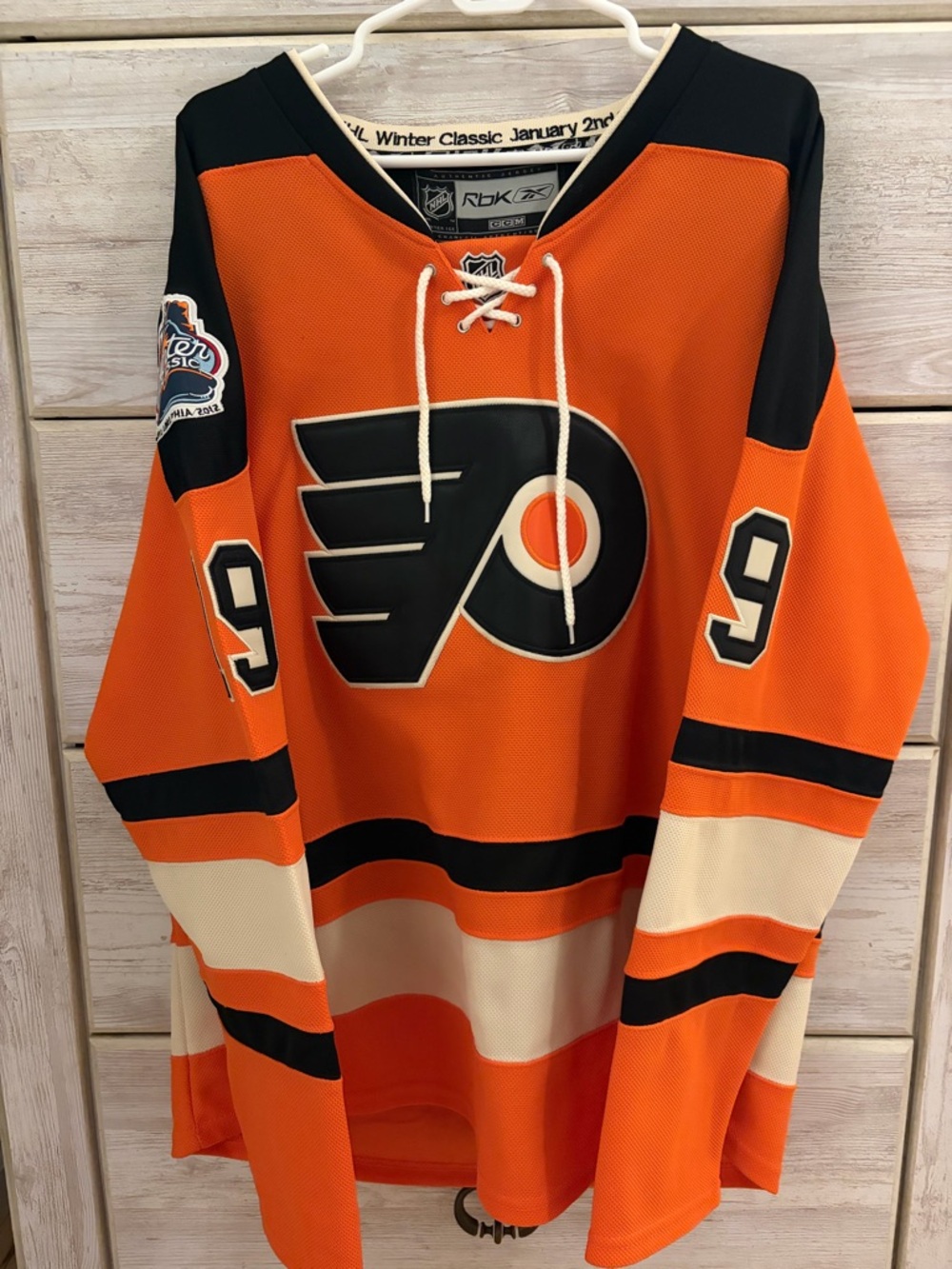 Philadelphia Flyers Scott Hartnell Jersey (2012 Authentic Winter Classic Jersey)